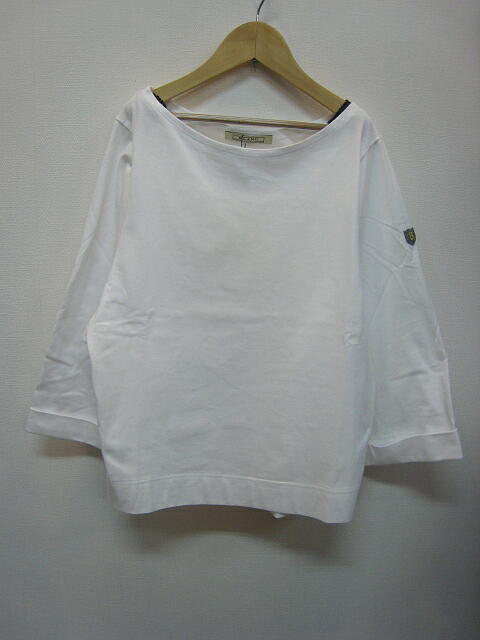 ＢＬＡＮＣ　ｂａｓｑｕｅ （ブランバスク）ムジデザインＴシャツ　ＷＨＩＴＥ_a0089359_1212257.jpg