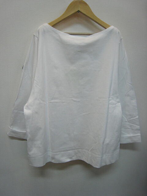 ＢＬＡＮＣ　ｂａｓｑｕｅ （ブランバスク）ムジデザインＴシャツ　ＷＨＩＴＥ_a0089359_1213232.jpg