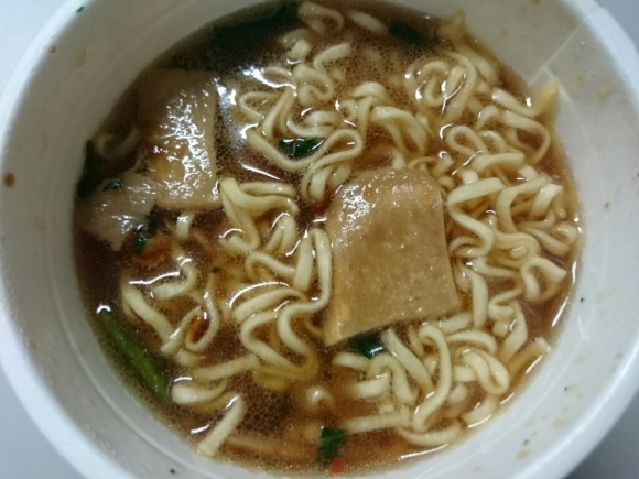 5/5夜勤飯  日清カップヌードルリッチあわび風味オイスター煮込み_b0042308_01533212.jpg