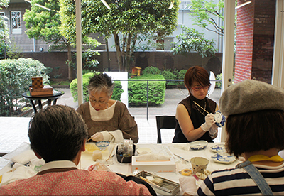 Spatio5610 workshop 「伊藤和江・金繕い教室」がはじまりました。_f0171840_19590551.jpg