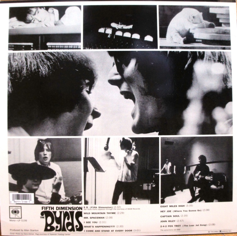 The Byrds その4 Fifth Dimension5D : アナログレコード巡礼の旅