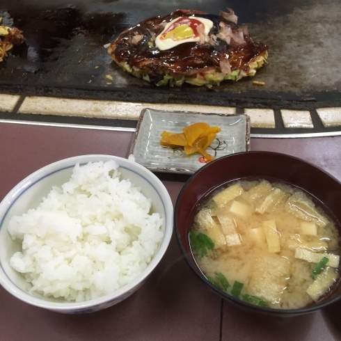 大阪旅行 その2 孤独のグルメな 甘辛や でお好み焼き定食 ハレクラニな毎日
