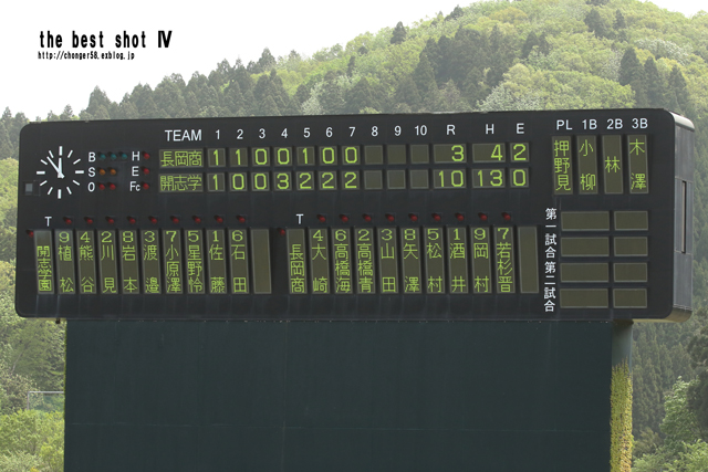 第136回北信越高校野球県大会　開志学園対長岡商_f0373317_22282847.jpg