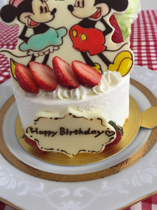 ミッキー ミニーのバースデーケーキ O O Happy Field ミッキー ミニーのバースデーケーキ O O Happy Field