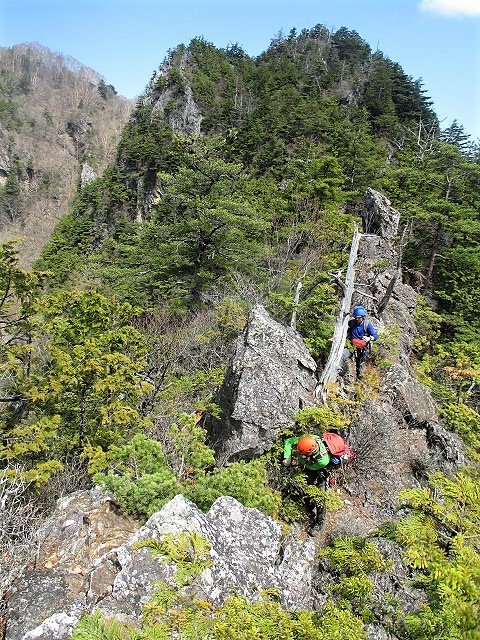 奥秩父 両神山の失われた路から狩倉岳へ Karikuradake in 奥秩父 両神山の失われた路から狩倉岳へ Karikuradake in