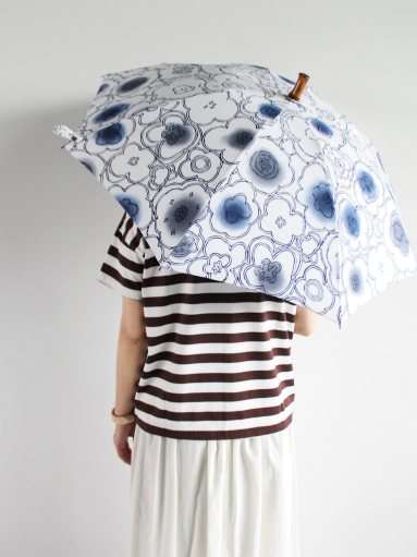 ツタエノヒガサ　 女性の日傘 - 「うさぎのたすき」(折り畳み式) _b0139281_1751262.jpg