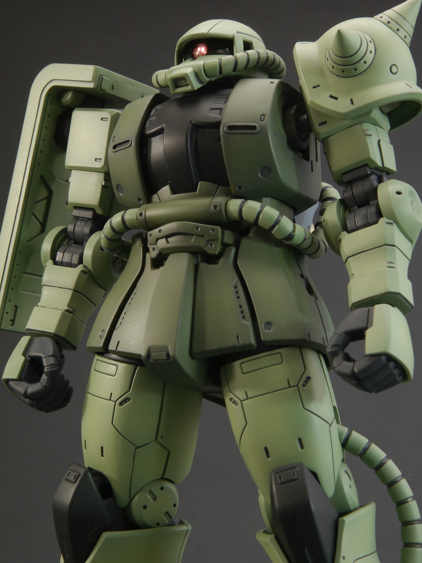 HG THE ORIGIN 量産型ザク 1/144 完成品 とマテリア続き_c0065927_02111012.jpg