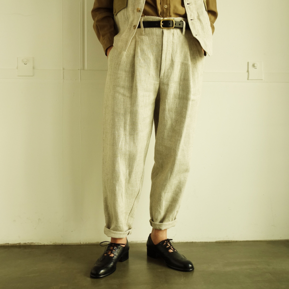 NICHOLAS DALEY PLEATED TROUSERSご参考にしてください