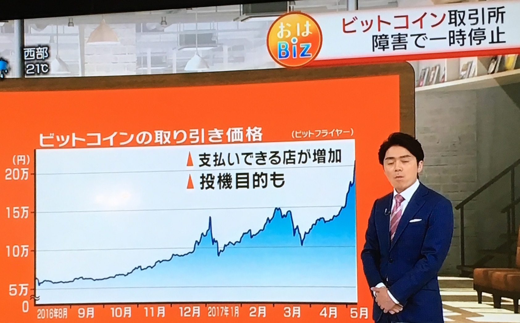 ビットコイン昨年末から急騰。取引場故障。１４歳藤井４段１７連勝。キューリとヒョータンの棚作り。_e0082956_05270371.jpg