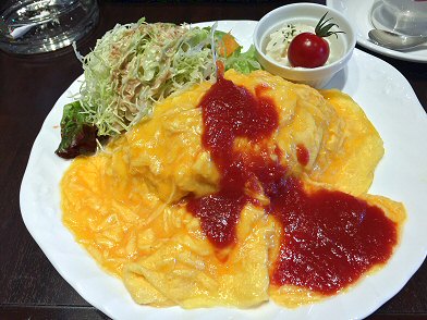 町田多摩境：さかい珈琲の「チキンオムライス」を食べた♪_c0014187_208458.jpg