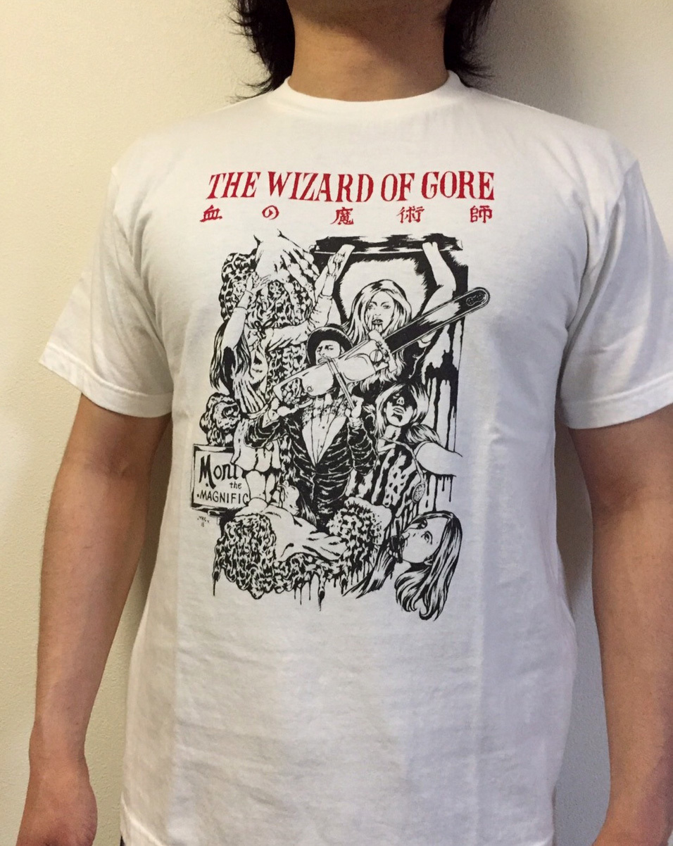 THE WIZARD OF GORE -血の魔術師- Tシャツ_c0114902_10555534.jpeg