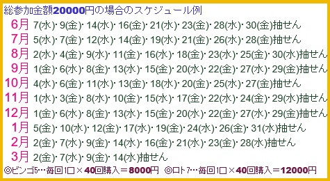 ロト7&ビンゴ5共同購入のスケジュールです_f0070359_54888.jpg