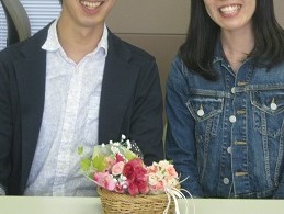 「土佐婚パーティー」で出会い成婚したお二人が来室_f0291565_16483677.jpg