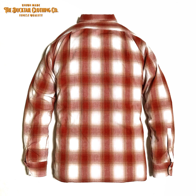 DUCKTAIL CLOTHING \"TURN AROUND\" LONG SLEEVE OPEN COLLAR CHECK SHIRTS_c0187573_1532782.jpg