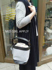 MID GIRL APPLIY　生地×PUバケツ2wayバッグ_a0125177_12132011.jpg