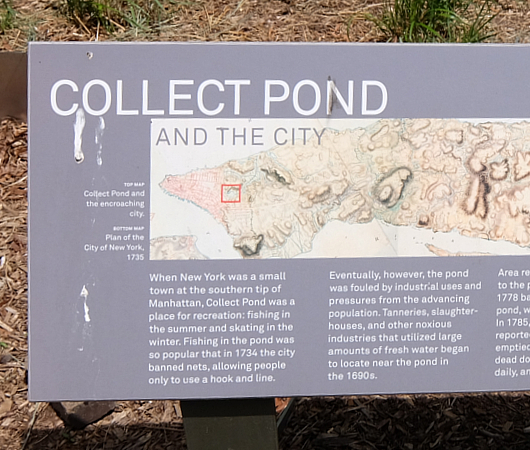 アメリカ建国前からあるニューヨークの池のある公園、The Collect Pond Park_b0007805_20191519.jpg