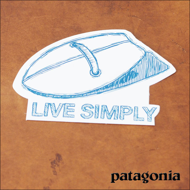 patagonia [パタゴニア正規代理店] LIVE SIMPLY HANDPLANE STICKER [92052] LIVE SIMPLY ステッカー_f0051306_17500563.jpg