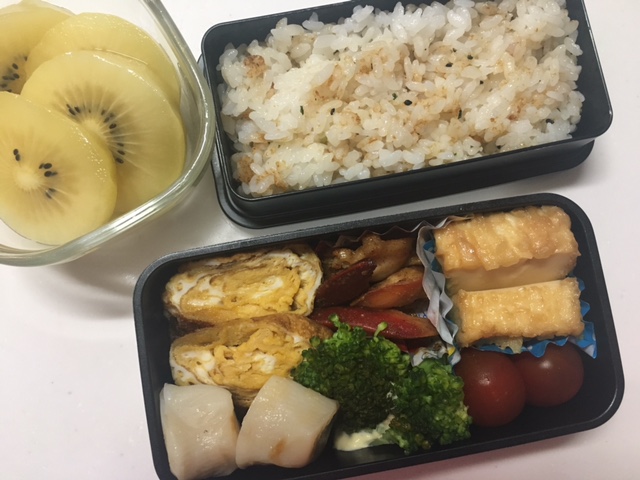 北寄貝のバター炒め弁当_b0075817_13433352.jpg