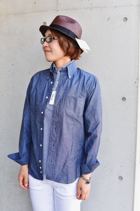 INDIVIDUALIZED SHIRTS 。。。DENIM Shambre・其の②！★！_d0152280_15570489.jpg