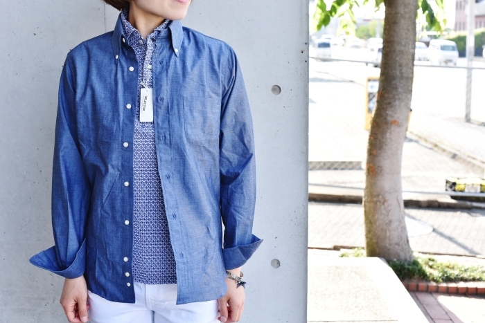 INDIVIDUALIZED SHIRTS 。。。DENIM Shambre・其の②！★！_d0152280_15572949.jpg