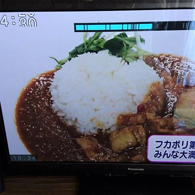 減塩レシピ…ルゥ半分！本格チキンカレー。_f0177295_10394028.jpg