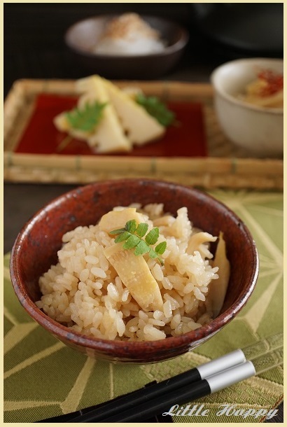 中華風味のタケノコご飯（レシピ）_d0269651_14393545.jpg