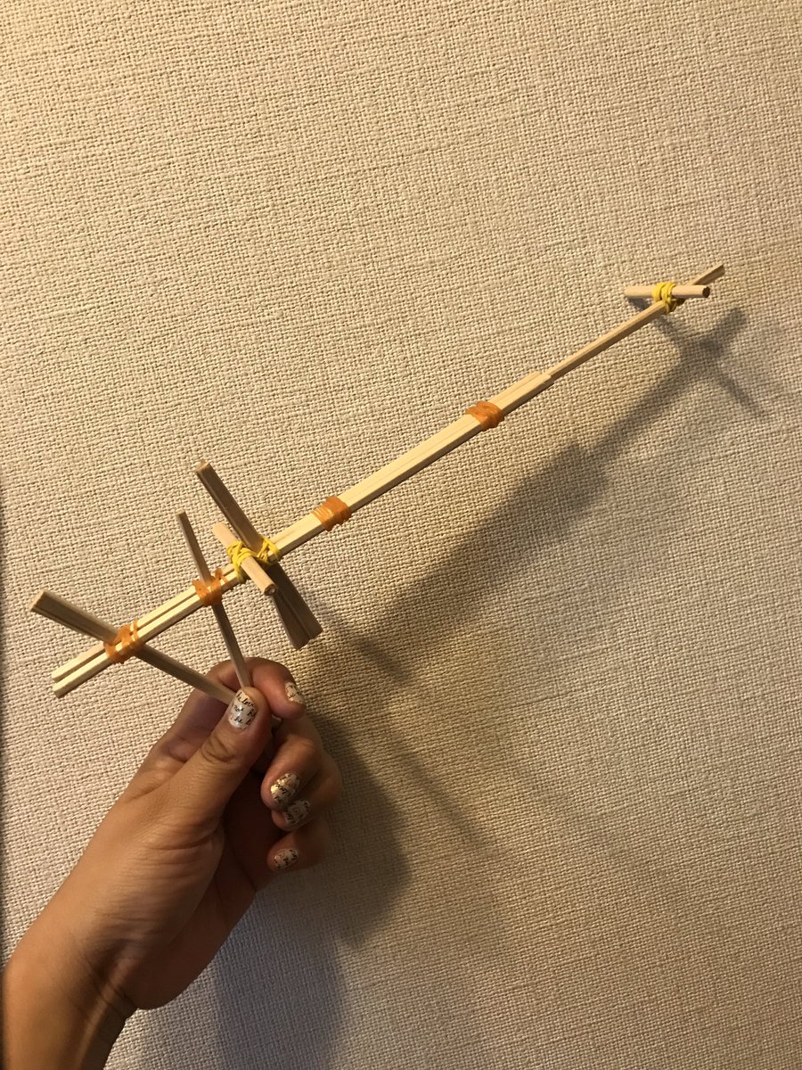 突然の「輪ゴム鉄砲」ブーム☆_f0109257_16441622.jpg