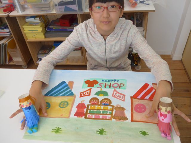 お散歩人形の絵画制作_d0076558_10585479.jpg