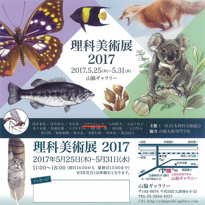 【展覧会】5/25〜5/31　理科美術展2017_a0021565_21285417.jpg