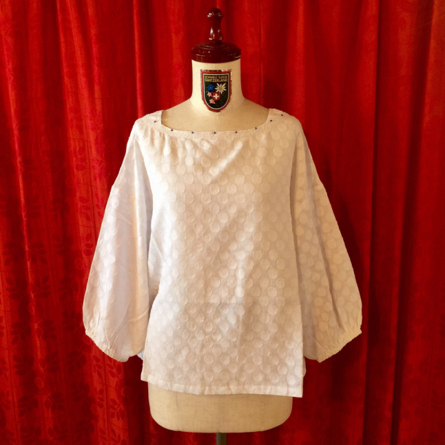 【marbleSUD】dyedot エボールBLOUSE_d0000298_15013140.jpg
