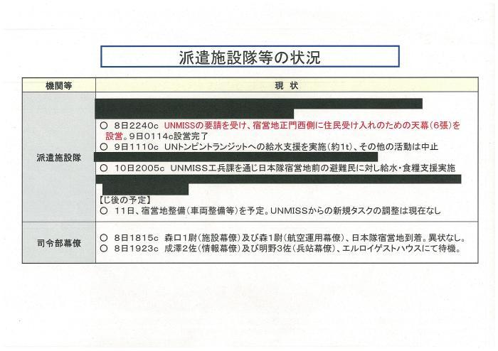 憲法便り＃２０６９：【安倍政権連続批判第５弾】南スーダン派遣・陸上自衛隊の、平成２８年７月１１日（月）付『モーニングレポート』を画像により紹介します！_c0295254_09463713.jpg