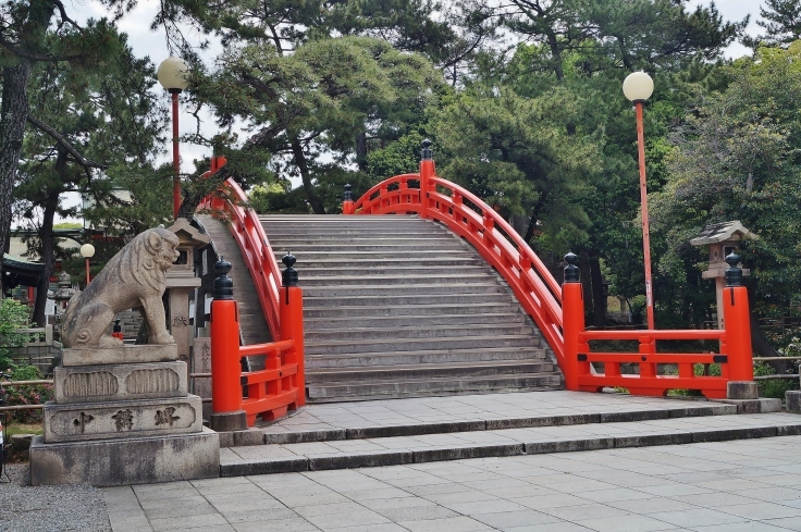 住吉大社の太鼓橋　＠大阪市_b0063958_19581826.jpg