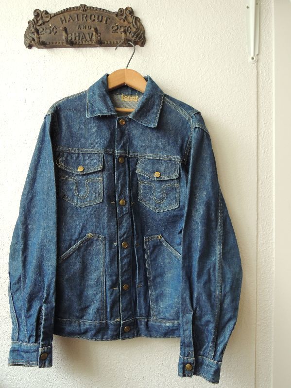 60s 素早く Buckaroo BIG SMITHビッグスミス デニムジャケット 42 60s 素早く Buckaroo BIG SMITHビッグスミス デニムジャケット 42