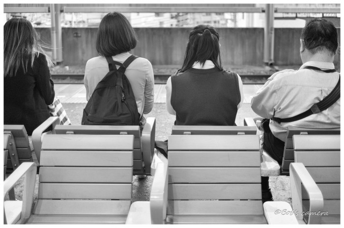 並んで座る Bobのcamera 並んで座る Bobのcamera