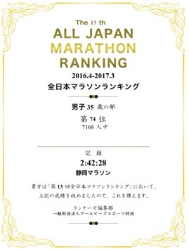 全日本マラソンランキング_f0310282_17522741.jpg