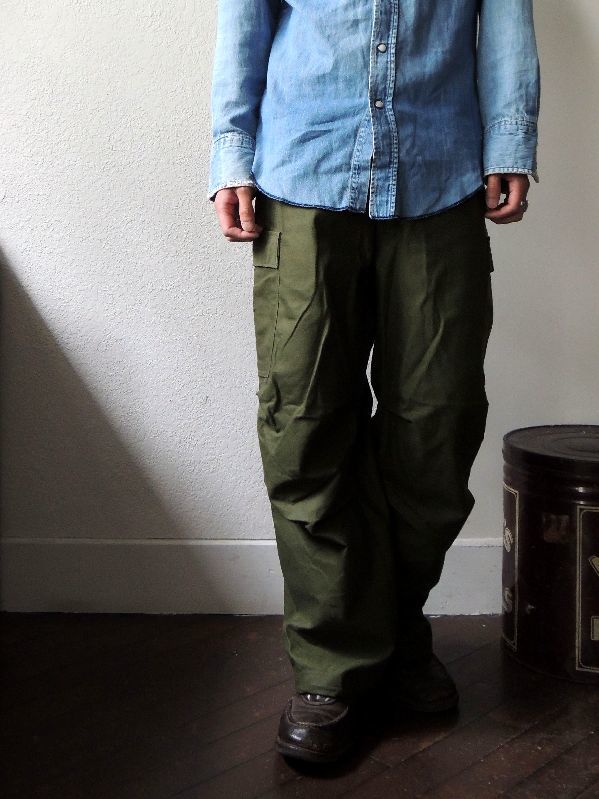 72 '76 U.S.ARMY M-65 FIELD PANTS DEAD STOCK--RECOMMEND 72 '76 U.S.ARMY M-65 FIELD PANTS DEAD STOCK--RECOMMEND