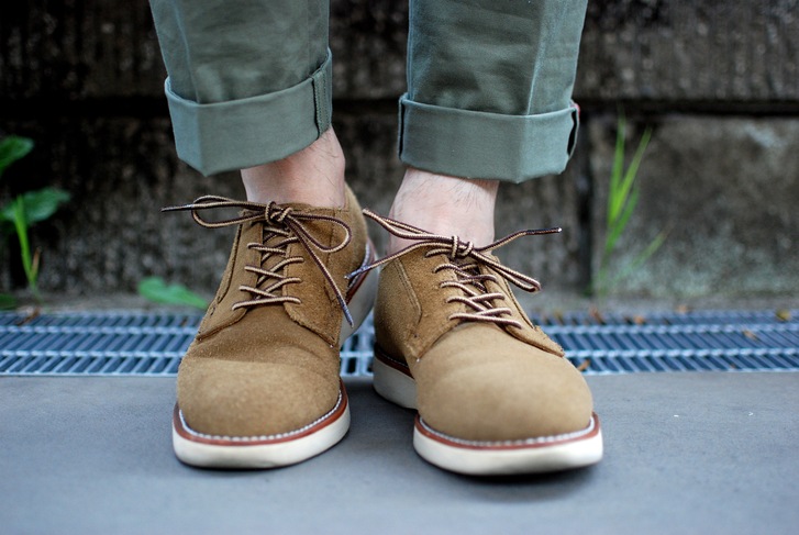 RED WING◇POSTMAN/ポストマン/シューズ/26.5cm/BEG/スウェード