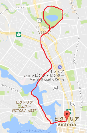 ヴィクトリアひとり旅☆Galloping Goose Trail を通ってSwan Lakeへ_c0212604_19375447.png