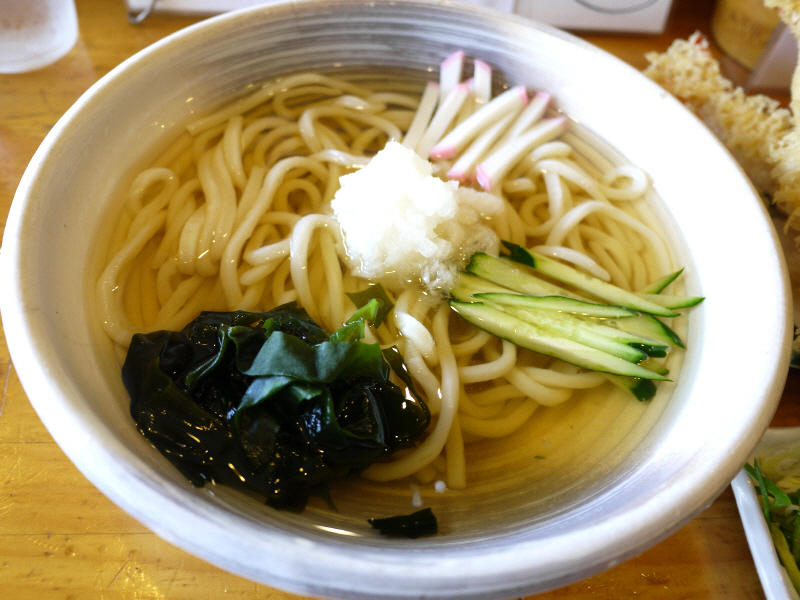 冷やし海老天うどん　【茅ヶ崎　あおい】_b0153224_22260566.jpg