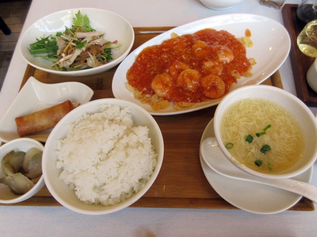 南国酒家 天然海老のチリソース煮ランチ 港南台高島屋 お散歩アルバム 静かな睦月