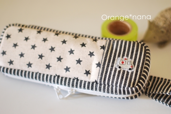 星柄のエピペンケース Orange Nana はりねずみが今日も作っちゃうよぉ