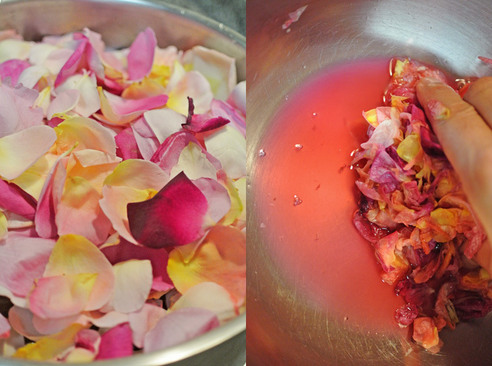 薔薇リキュール と 薔薇シロップ作り グルグルつばめ食堂 薔薇リキュール と 薔薇シロップ作り グルグルつばめ食堂