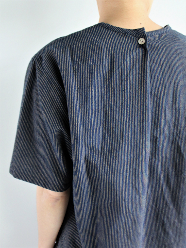 THE HINOKI　備後節織 Stripe Pull Over S/S Shirt_b0139281_1441232.jpg