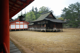 厳島神社の中の天神社本殿_c0195909_10574170.jpg