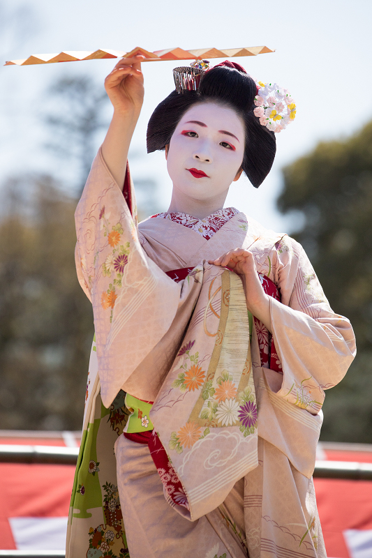 平安神宮例大祭翌日祭　舞踊奉納（先斗町　光はなさん、もみ香さん）_f0155048_23452714.jpg