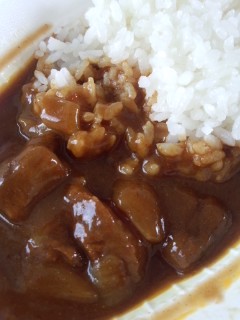 第5回武蔵関ふれあいまつり　ステーキハウス TEXAS since 1978の牛すじカレー_f0112873_17311526.jpg