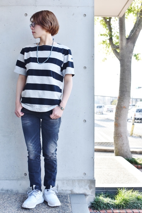 Le minor ・・・ WIDE BORDER S/S TEE (某メーカー・別注)!★!_d0152280_04543544.jpg