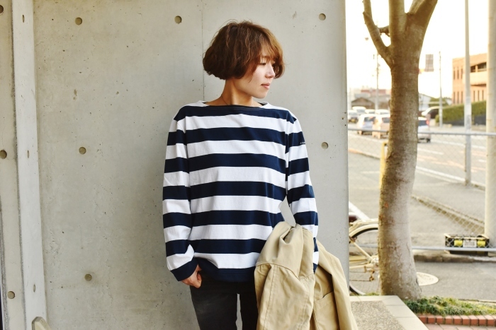 Le minor ・・・ WIDE BORDER S/S TEE (某メーカー・別注)!★!_d0152280_13221116.jpg