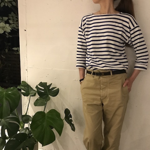 sans limite ボーダー　と　チノパン_d0364239_13570929.jpg