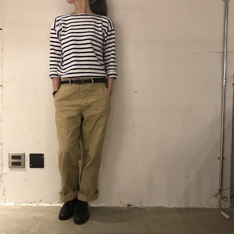sans limite ボーダー　と　チノパン_d0364239_14013644.jpg